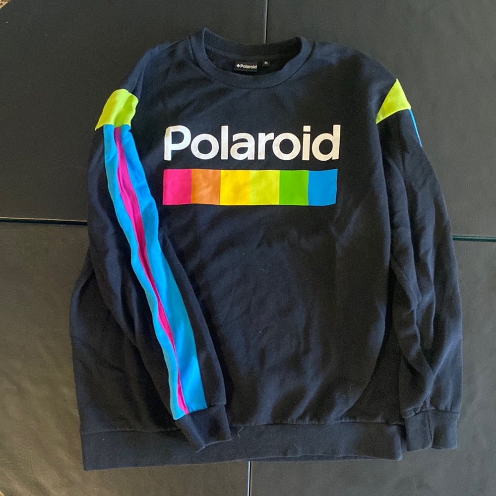 Polaroid sweater
